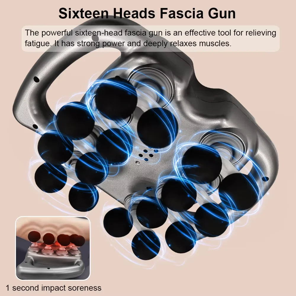 Fascia Gun Muscle Massager Gun Neck Shoulder Waist Massager
