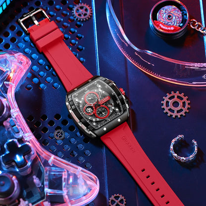 CURREN 8442 Sports Rectangular Watch